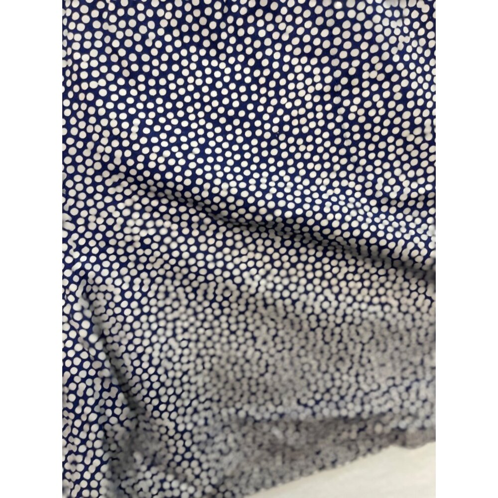 Carole Hochman Pajama Sleep Shorts Cotton Blue White Women's Size Medium - Picture 3 of 7